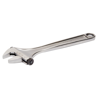 Llave ajustable "inglesa" cromada de 16" con moleta lateral