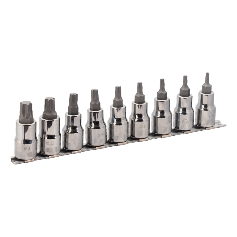 Jgo 9 Vasos Punta Torx® 1/2