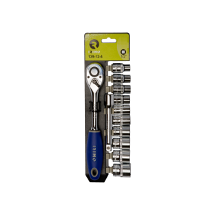 Carraca y vasos hexagonales de 1/2"