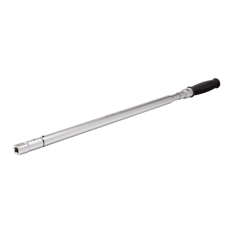 Llave dinamométrica de disparo mecánica ajustable con visor y cabeza rectangular intercambiable. Cabeza Intercambiable