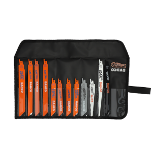 Juego de hojas de sable bi-metal Sandflex® para cortar metales (12 piezas)