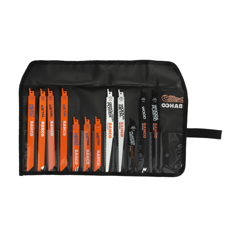 Juego de hojas de sable para madera y metal (12 piezas)