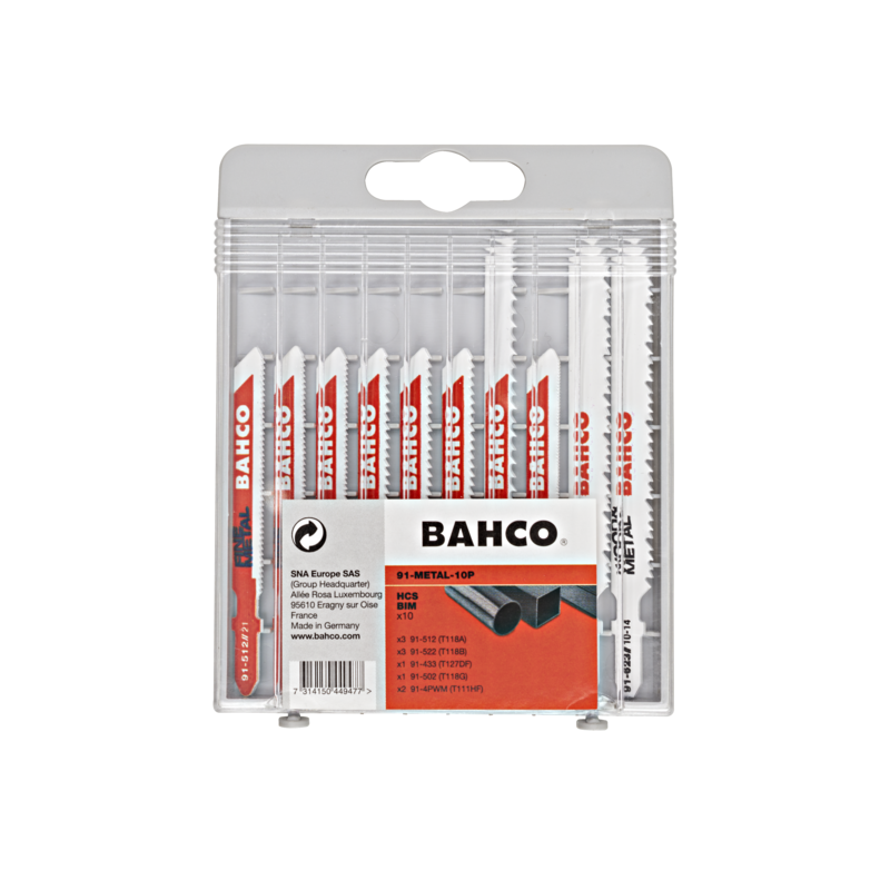 Juego 10 Hojas Calar Metal