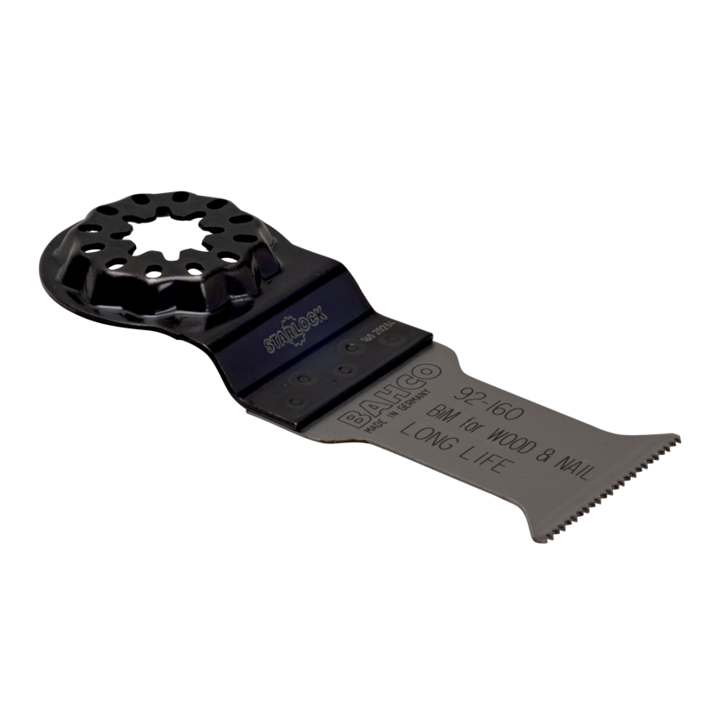 Hoja multi herramientas con forma estándar para cortes universales en madera con clavos 35 mm - 25 piezas