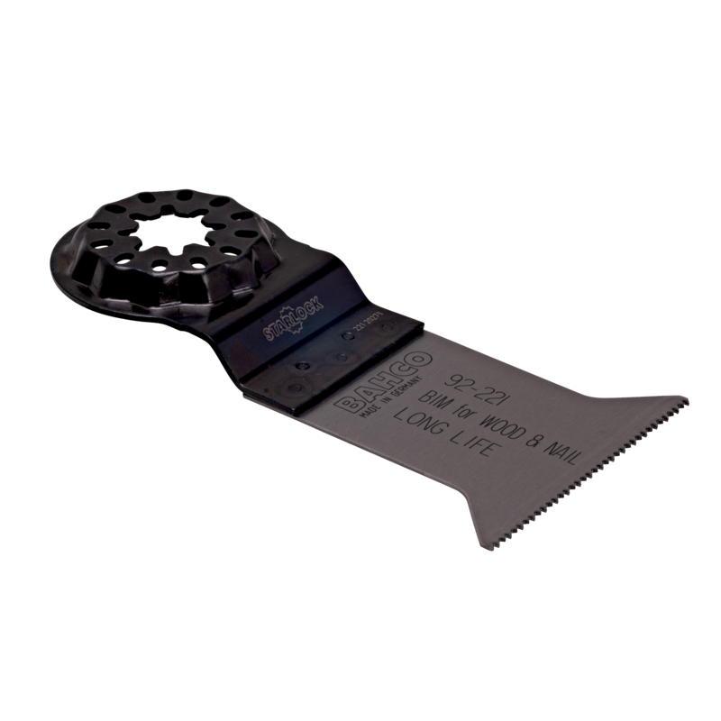 Hoja multiherramientas duradera con forma estándar para cortar madera con clavos 50 mm - 25 piezas