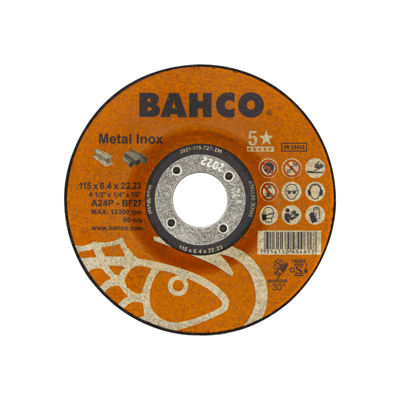 Disco Abrasivo Para Inox. Y Metal 180