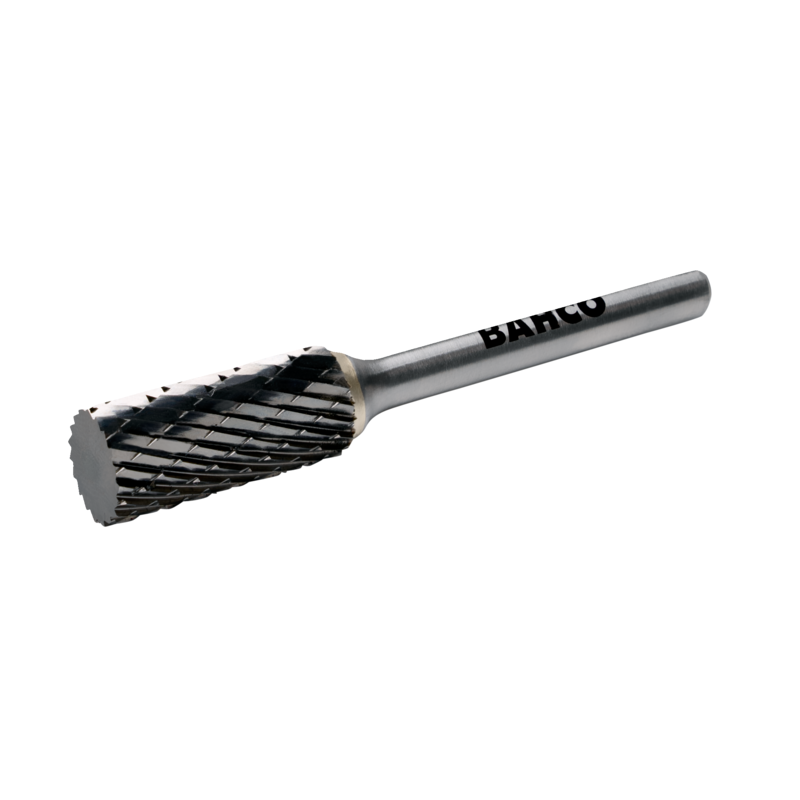 12 mm x 25 mm - Ø8 mm Limas rotativas cilíndricas de carburo de tungsteno para metal corte doble 16/8