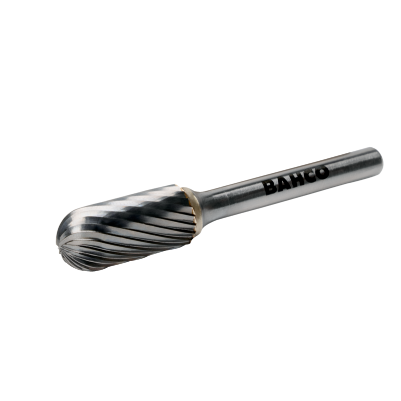 12 mm x 25 mm - Ø6 mm Limas rotativas cilíndricas de punta redonda de carburo de tungsteno para metal 16