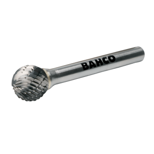 10 mm x 9 mm - Ø6 mm Limas rotativas esféricas de carburo de tungsteno para metal 32/32