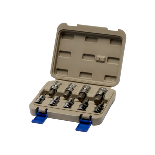 Juego de vasos con punta hexagonales de 1/2"