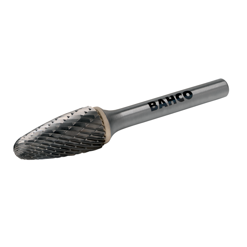 16 mm x 25 mm - Ø6 mm Limas rotativas ojivales con punta redonda de carburo de tungsteno para metal 18