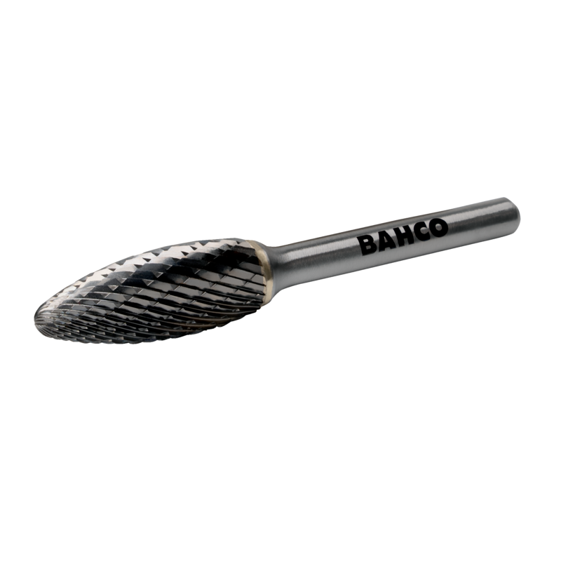 10 mm x 25 mm - Ø6 mm Limas rotativas en forma de llama de carburo de tungsteno para metal 14