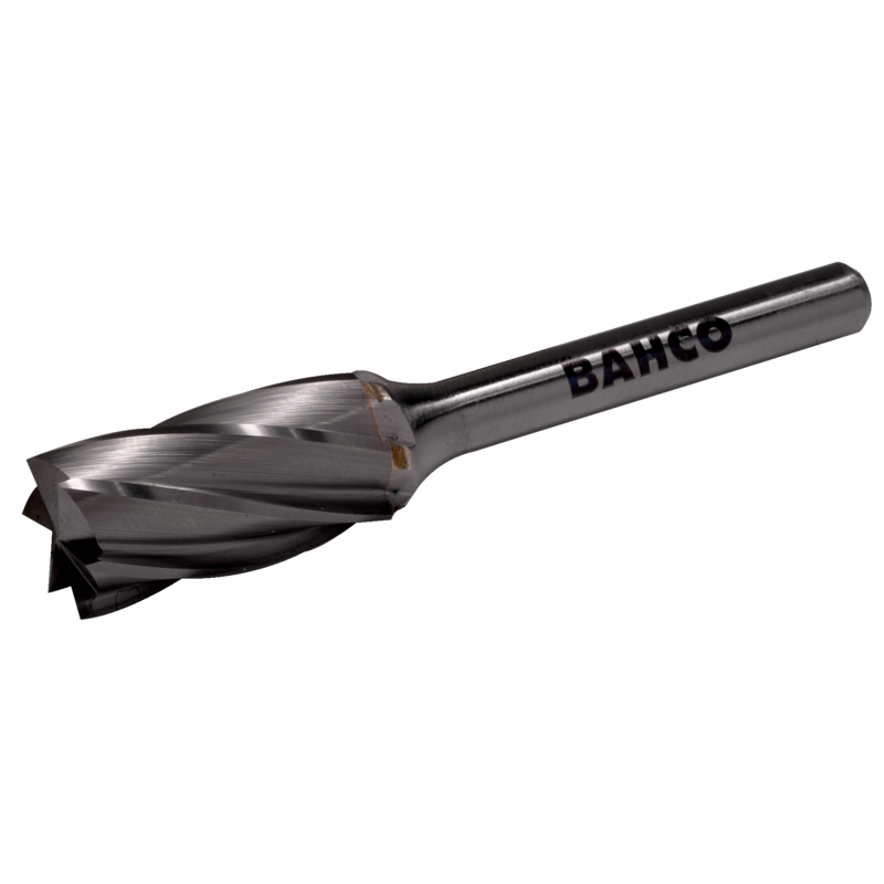 12 mm x 25 mm - Ø8 mm Limas rotativas cilíndricas de carburo de tungsteno para aluminio 6