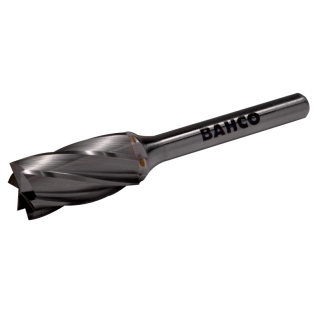 12 mm x 25 mm - Ø8 mm Limas rotativas cilíndricas de carburo de tungsteno para aluminio corte doble medio 6/3