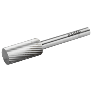 6 mm x 16 mm - Ø6 mm Limas rotativas de acero rápido cilíndricas en forma de A para acero blando (paquete individual) 16