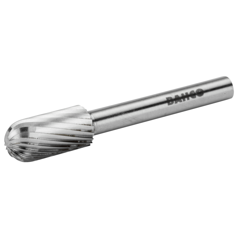 12 mm x 25 mm - Ø6 mm Limas rotativas de acero rápido cilíndricas de punta redonda para acero blando (embalaje individual) 7