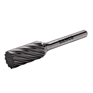 12.7 mm x 25 mm - Ø6 mm Limas rotativas cilíndricas de carburo de tungsteno para Inox 12