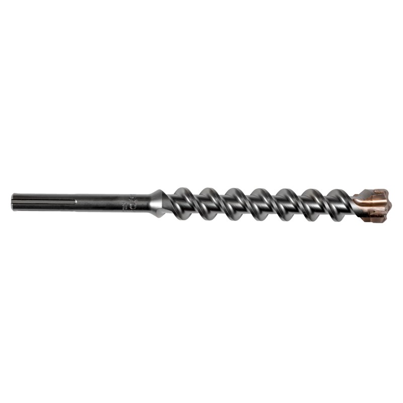 4 cuchillas para brocas SDS Max para hormigón armado de 12 mm x 690 mm