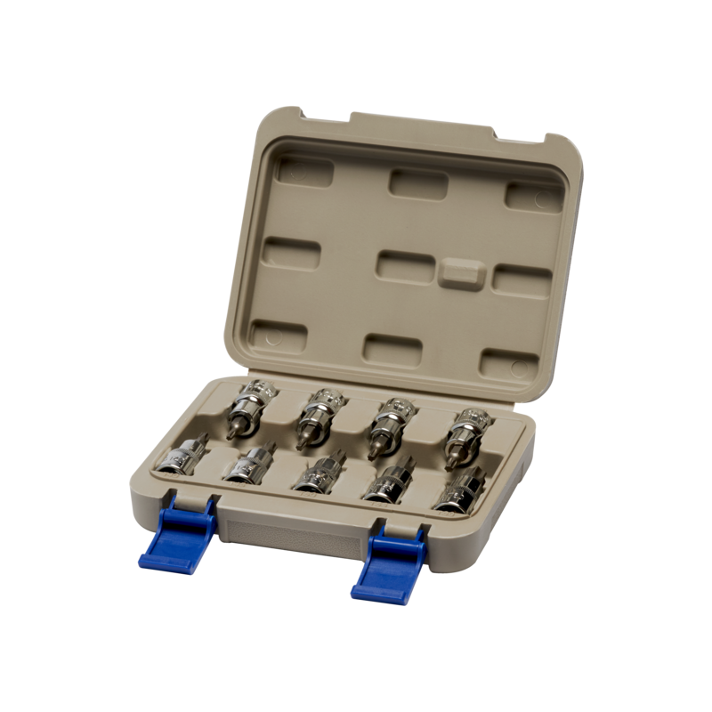 Juego de vasos con punta Torx de 1/2"