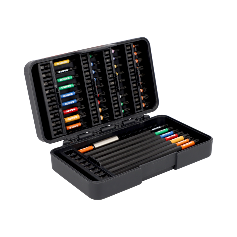 Juego de puntas de torsión de impacto de 1/4" para Phillips/Pozidriv/TORX® - 44 piezas