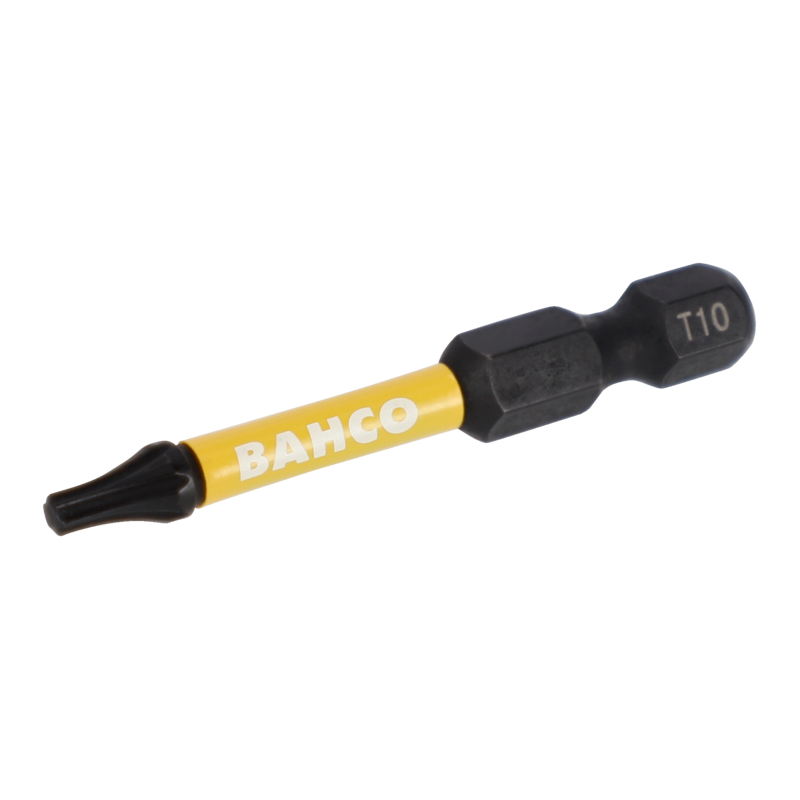 Puntas de impacto de torsión de 1/4" para tornillos de cabeza TORX® T40 de 50 mm - 10 piezas