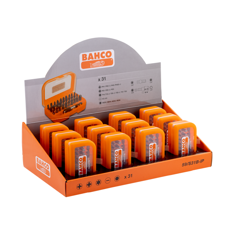 Juego 31 Puntas 1/4"