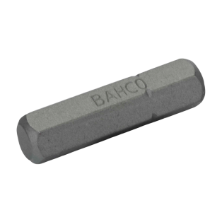 Punta estándar 1/4" para tornillos hexagonales 7/64" de 25 mm (5 piezas/caja de plástico)