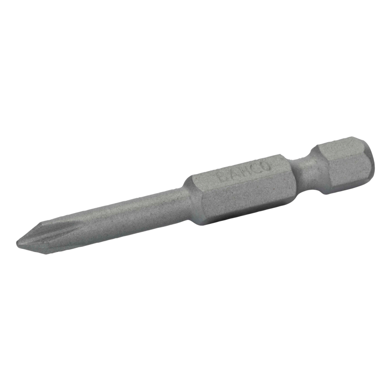 Punta estándar 1/4" y 50 mm para tornillos Phillips PH2 (5 piezas/caja de plástico)