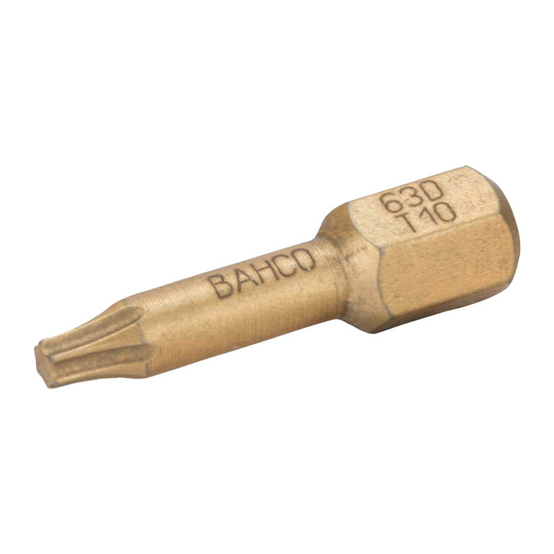 Punta de diamante 1/4" para tornillos TORX® T20 de 25 mm (5 piezas/caja de plástico)