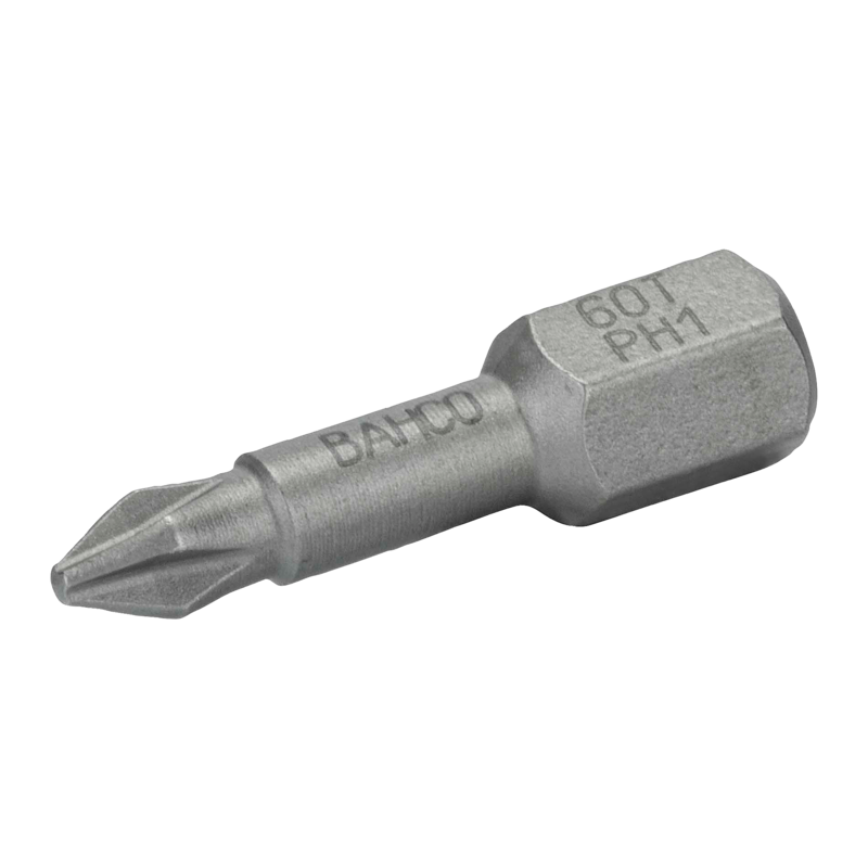 Punta de torsión 1/4" para tornillos Phillips PH2 de 25 mm (10 piezas/caja de plástico)