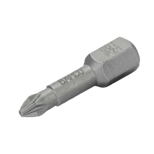 Punta de torsión 1/4" para tornillos Pozidriv PZ1 de 25 mm (2 piezas/blíster)