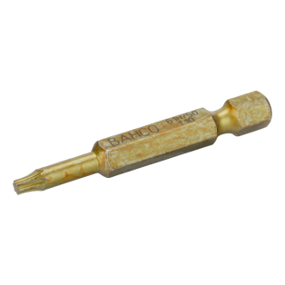 Punta de torsión extradura 1/4" para tornillos TORX® T15 de 50 mm (5 piezas/caja de plástico)