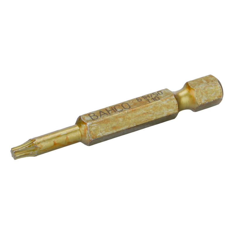 Punta de torsión extradura 1/4" para tornillos TORX® T30 de 50 mm (5 piezas/caja de plástico)