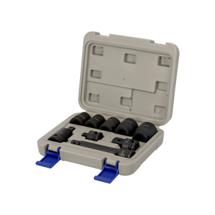 Juego de 9 vasos hexagonales de impacto de 1/2"