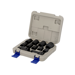 Juego de 11 vasos hexagonales de impacto de 1/2"