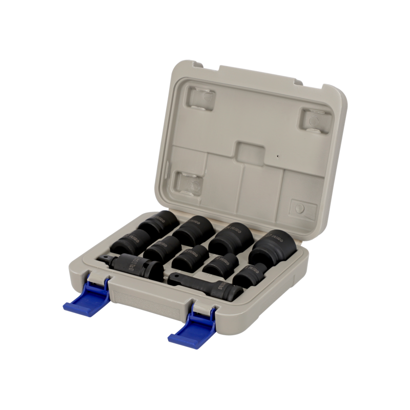 Juego de 11 vasos hexagonales de impacto de 1/2"