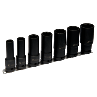 Juego de vasos de impacto de serie larga de 1/2"