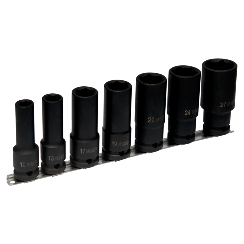 Juego de vasos de impacto de serie larga de 1/2"