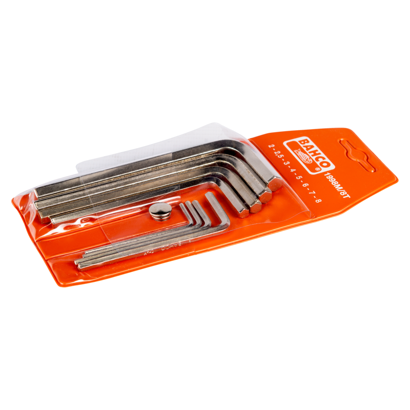 Juego 8 Llaves Hex Niq 2-8