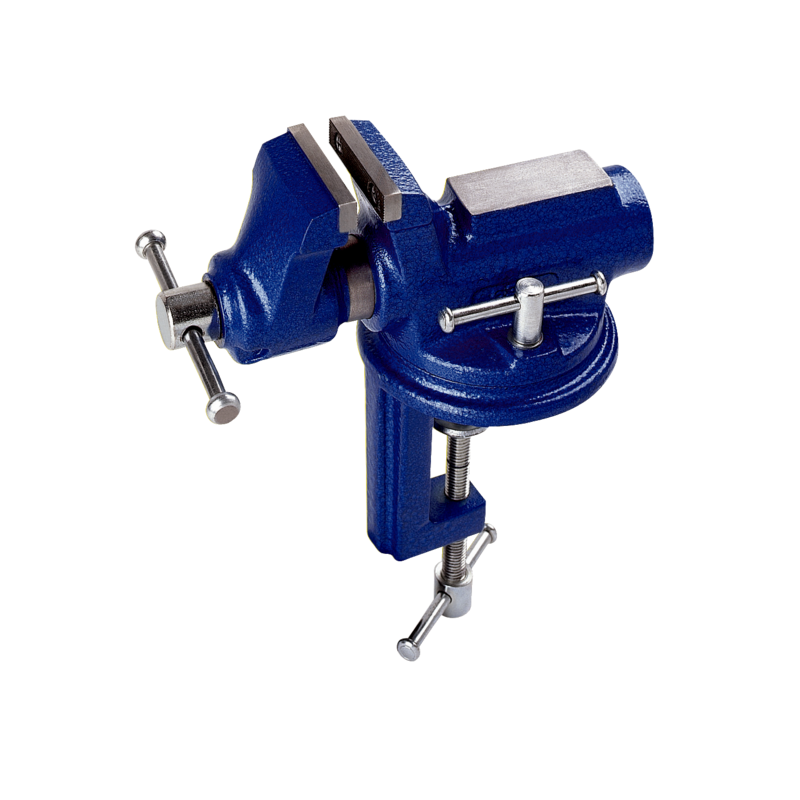 Tornillo de sobremesa de guía redonda