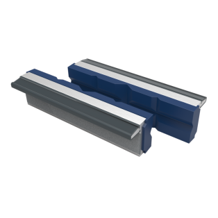 Mordazas de poliuretano de 150 mm con ranuras horizontales y verticales profundas